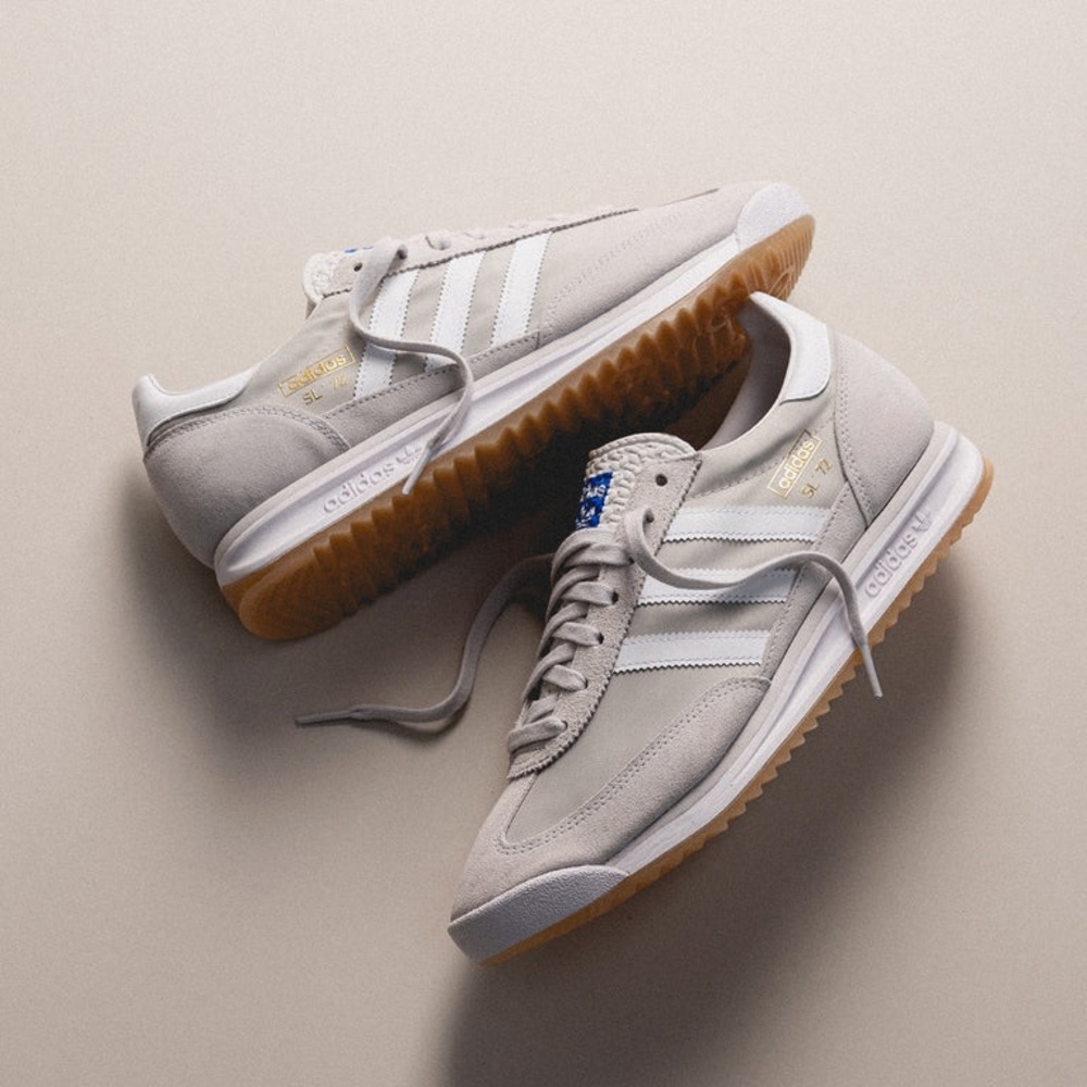 New in box! adidas SL 72  Beige/gray White Trainers
